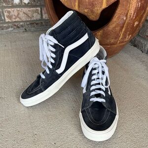 🍒💣 Suede blue/ gray Sk8 old school high top Vans